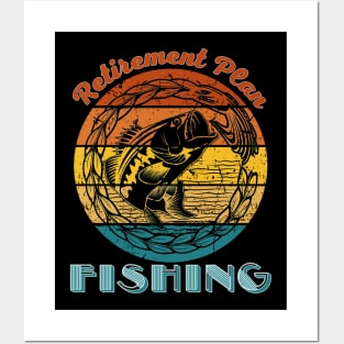 Retirement Plan Fishing Posters and Art